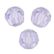 3mm Preciosa Crystal Faceted Beads - Violet x20