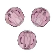 3mm Preciosa Crystal Round Faceted beads - Amethyst x20