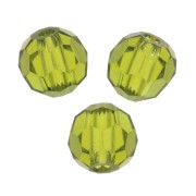 3mm Preciosa Crystal Faceted Beads - Olivine x20|raw }}