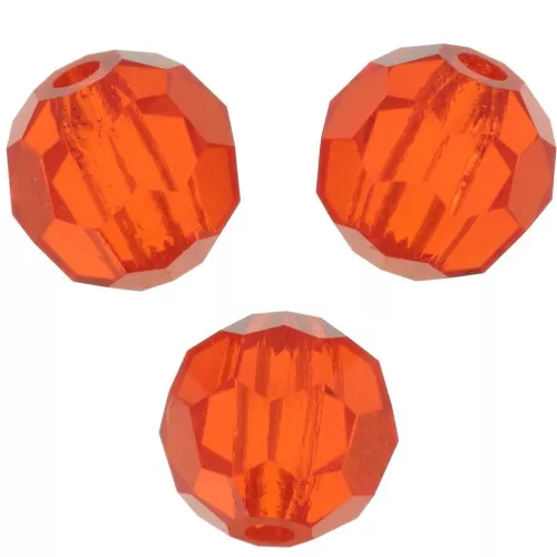 5mm Preciosa Crystal Faceted Round beads - Hyacinth x15