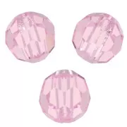 5mm Preciosa Crystal Faceted Beads - Pink Sapphire x15
