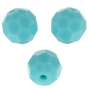 5mm Preciosa Crystal Faceted Beads - Turquoise x15|raw }}