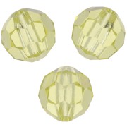 6mm Preciosa Crystal Rounds - Jonquil x6