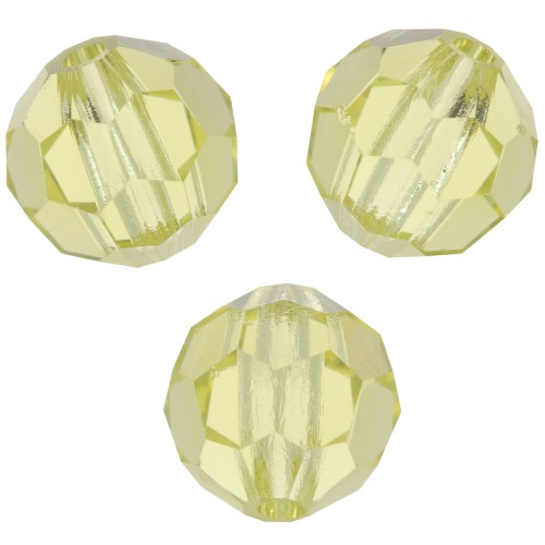 6mm Preciosa Crystal Rounds - Jonquil x6