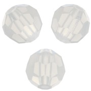 6mm Preciosa Crystal Rounds - White Opal x6