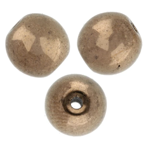 Round beads 4mm Gold Bronze x50