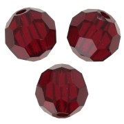 6mm Preciosa Crystal Rounds - Siam x6|raw }}