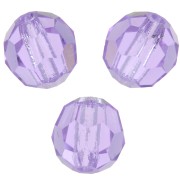 6mm Preciosa Crystal Rounds - Purple x6|raw }}