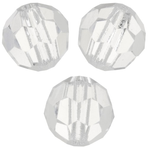 6mm Preciosa Crystal Rounds - Crystal x6