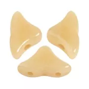 6x10mm Glass beads Hélios® by Puca® - Opaque Beige x10g