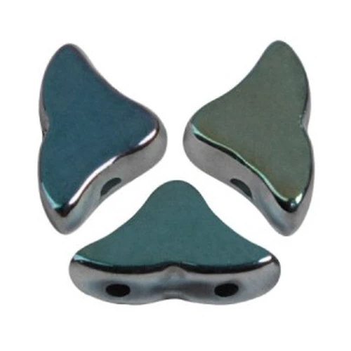 6x10mm Glass beads Hélios® by Puca® - Full Celsian x10g