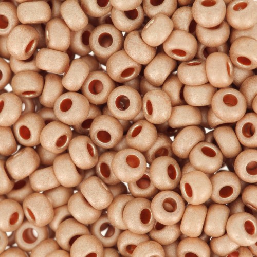 Preciosa Seed Beads 11/0 2 mm - Terra Metallic Matte - Copper Gold x20g