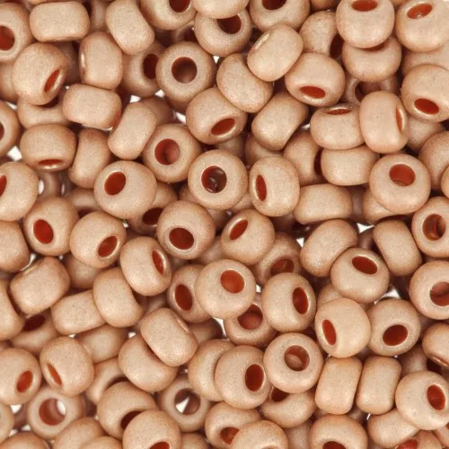 Preciosa Seed Beads 11/0 2 mm - Terra Metallic Matte - Copper Gold x20g