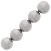 12mm Pearly beads - Grey x15|raw }}