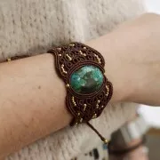 0.6mm Flat waxed polyester thread - Slam Cord for micro macramé - Pink x100m