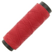 0.6mm Flat waxed polyester thread - Slam Cord for micro macramé - Red x100m