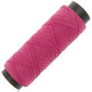 0.6mm Flat waxed polyester thread - Slam Cord for micro macramé - Fuchsia x100m|raw }}