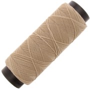 0.6mm Flat waxed polyester thread - Slam Cord for micro macramé - Sable x100m|raw }}