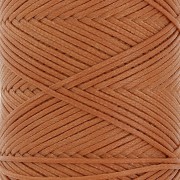 1mm polyester waxed thread spool for micro macramé - Mocca x100m