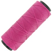 1mm polyester waxed thread spool for micro macramé - Fuchsia x100m