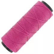 1mm polyester waxed thread spool for micro macramé - Fuchsia x100m