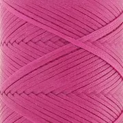 1mm polyester waxed thread spool for micro macramé - Fuchsia x100m