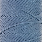 1mm polyester waxed thread spool for micro macramé - Denim x100m