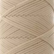 1mm polyester waxed thread spool for micro macramé - Sable x100m