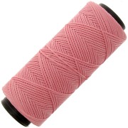 1mm polyester waxed thread spool for micro macramé - Pink x100m