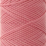 1mm polyester waxed thread spool for micro macramé - Pink x100m