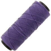 1mm polyester waxed thread spool for micro macramé - Amethyst x100m