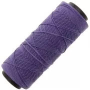 Amethyst - Fil plat en polyester ciré - Slam Cord pour micro macramé 1 mm - Amethyst x100m Fil plat en polyester ciré - Slam Cord pour micro macramé 1 mm - Amethyst x100m