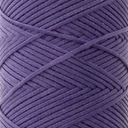 1mm polyester waxed thread spool for micro macramé - Amethyst x100m