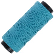1mm polyester waxed thread spool for micro macramé - Turquoise x100m|raw }}