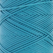 1mm polyester waxed thread spool for micro macramé - Turquoise x100m