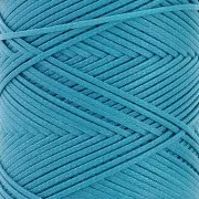 1mm polyester waxed thread spool for micro macramé - Turquoise x100m