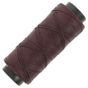 1mm polyester waxed thread spool for micro macramé - Aubergine x100m|raw }}