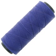 1mm polyester waxed thread spool for micro macramé - Royal Blue x100m