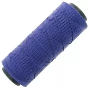 1mm polyester waxed thread spool for micro macramé - Royal Blue x100m