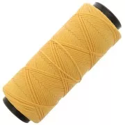Yellow - Fil plat en polyester ciré - Slam Cord pour micro macramé 1 mm - Jaune x100m Fil plat en polyester ciré - Slam Cord pour micro macramé 1 mm - Jaune x100m