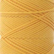 1mm polyester waxed thread spool for micro macramé - Yellow x100m