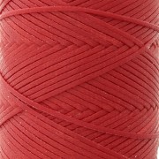 1mm polyester waxed thread spool for micro macramé - Red x100m