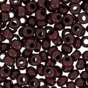 Preciosa 11/0 Charlotte cut seed beads - Opaque Chocolate x20g