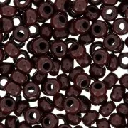 Preciosa 11/0 Charlotte cut seed beads - Opaque Chocolate x20g