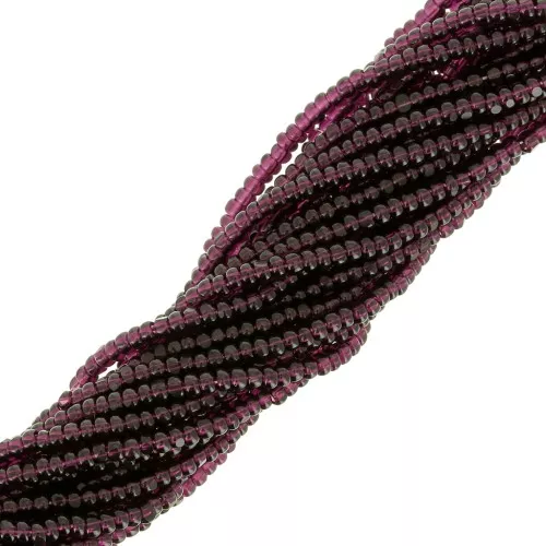 Preciosa 11/0 Charlotte cut seed beads - Dark Amethyst x20g