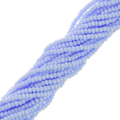 Preciosa 11/0 Charlotte cut seed beads - Opaque Bleu Pastel x20g