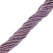 Preciosa 15/0 Charlotte cut seed beads - Opaque Lilac x9g