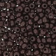 Preciosa 13/0 Charlotte cut seed beads - Opaque Chocolate x10g