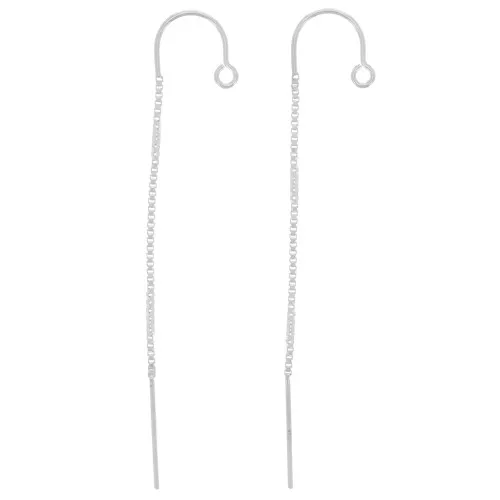 48mm 925 Sterling Silver Venetian mesh earwires x2