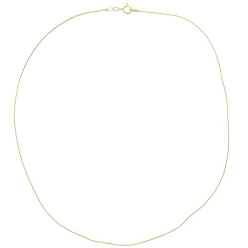 0.85mm Paloma mesh choker - Gold filled x40cm